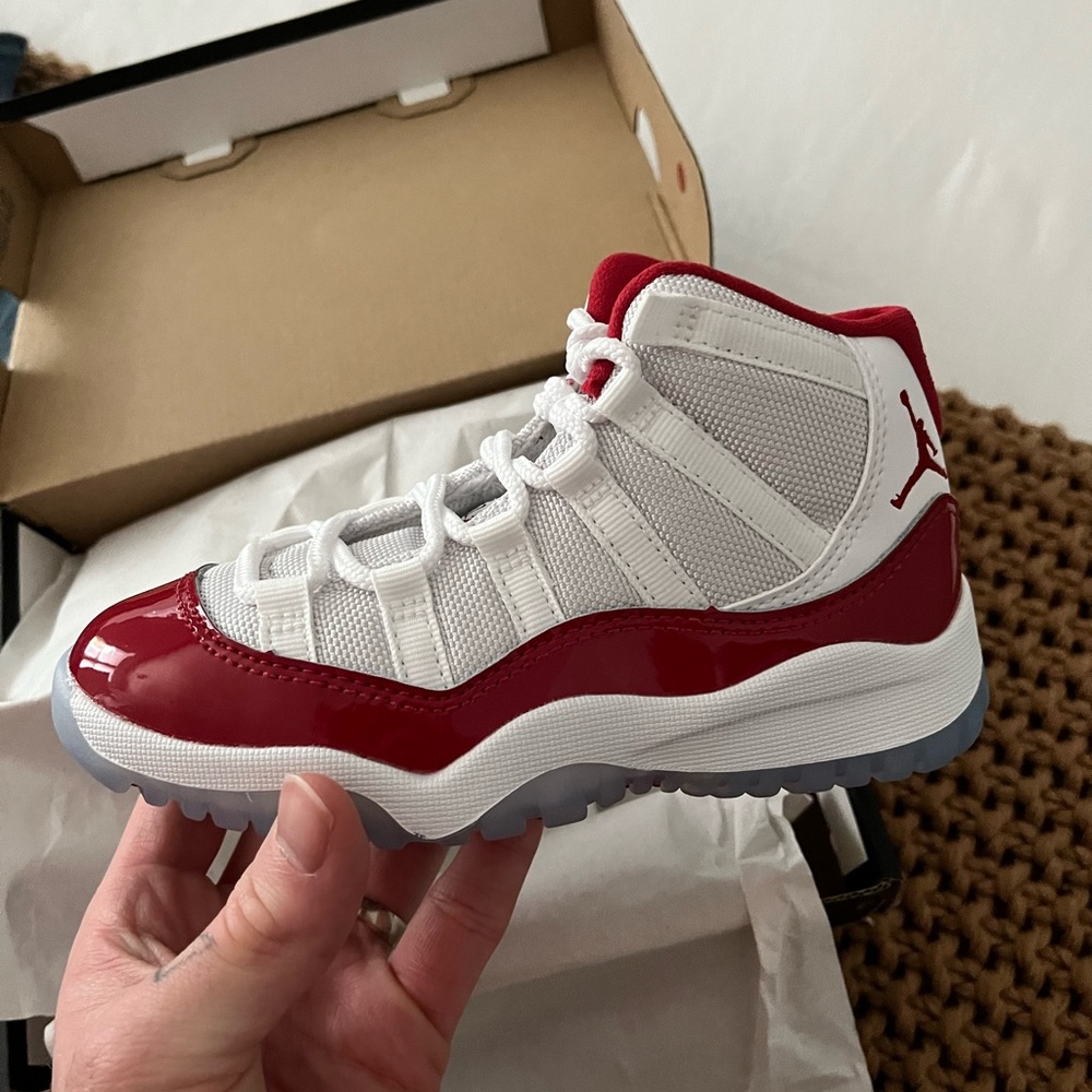 Brand new never worn, Jordan cherry red size 11c